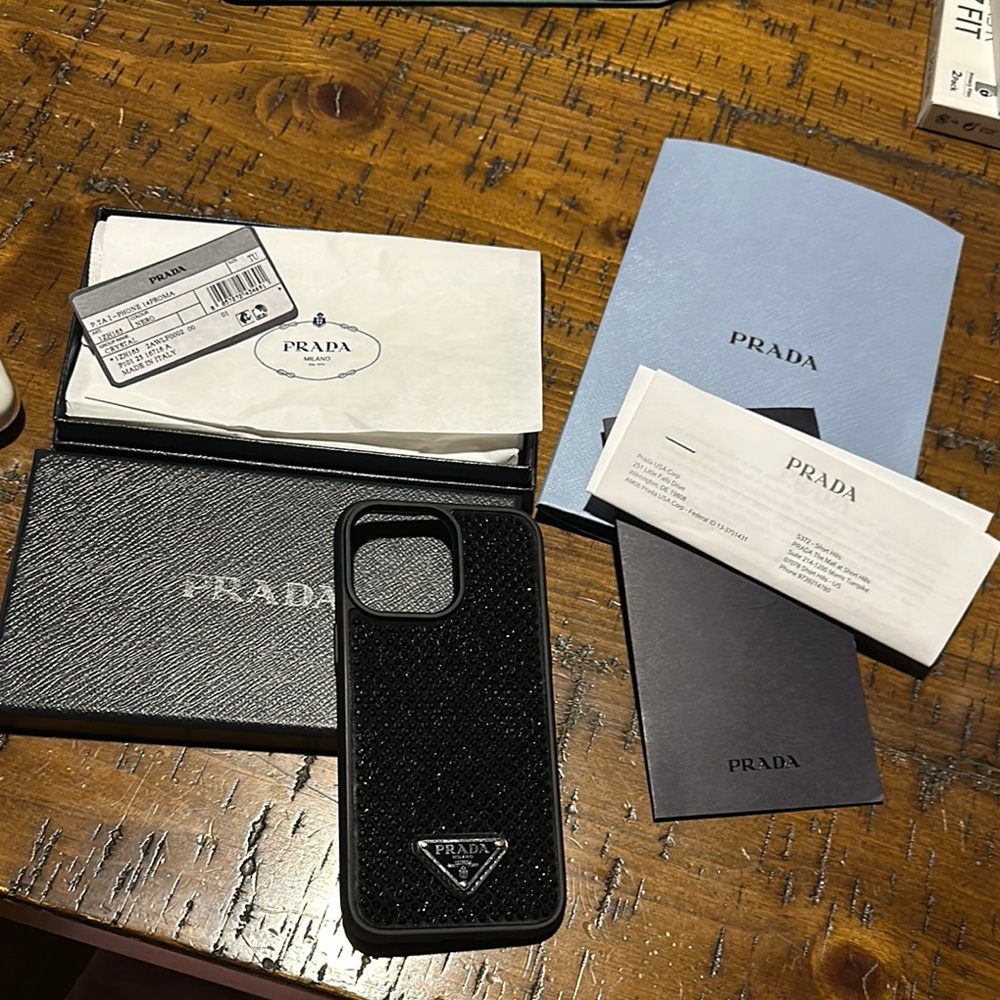 Prada Black iPhone Case